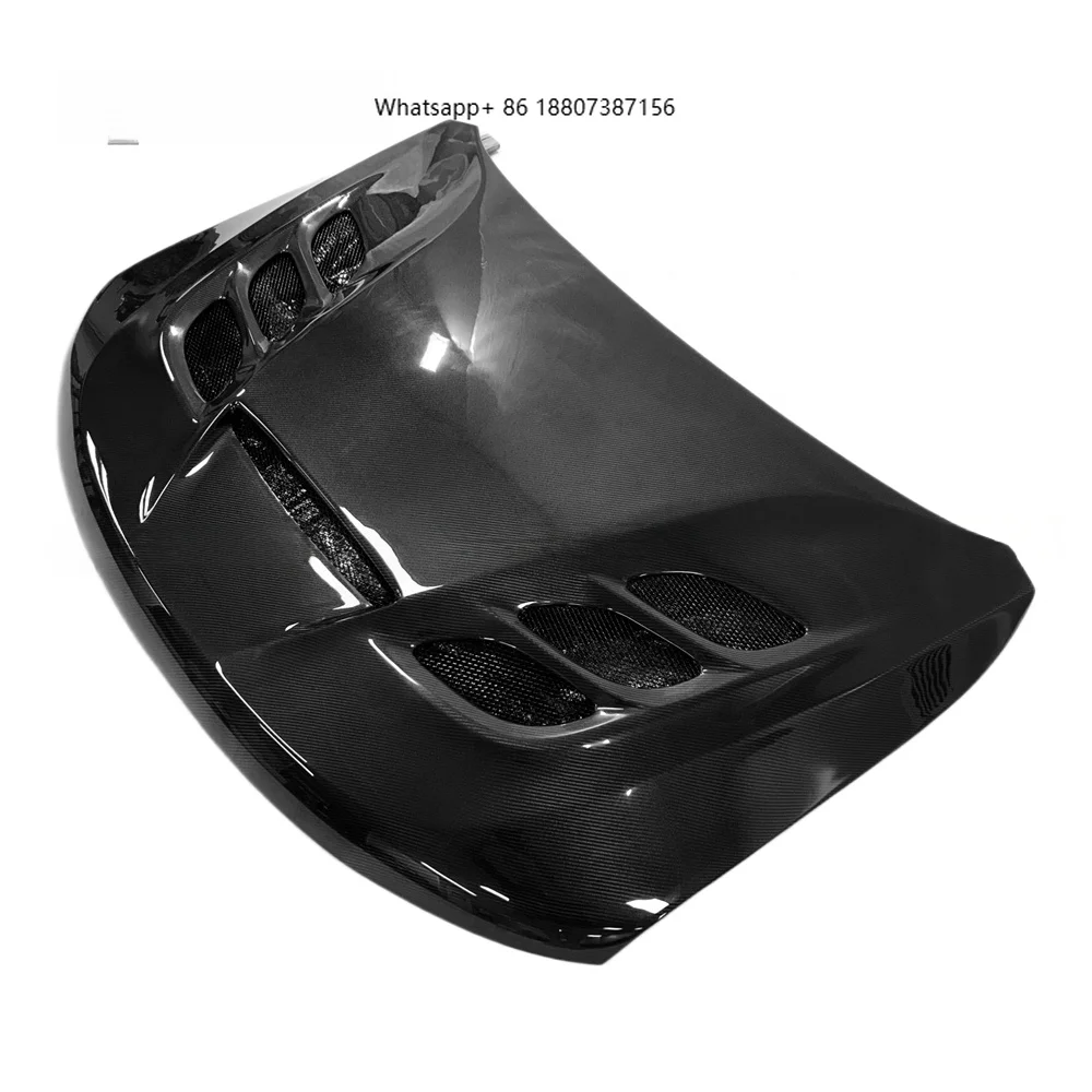 High Quality New Carbon Fiber Engine Hood Suitable forJeep Grand Cherokee Multi-hole Ventilation Style Carbon Black Upgrade
