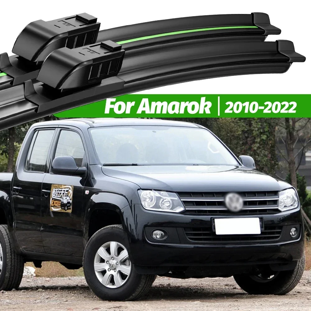 

For VW Amarok 2010-2022 2pcs Front Windshield Wiper Blades 2011 2012 20141 2013 2018 2019 2021 Windscreen Window Accessories