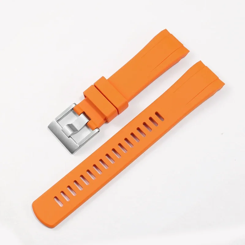 Cinturino in gomma fluorurata PEIYI da 22 mm adatto per cinturino in silicone Seiko PROSPEX serie SRPE99K1/SRP777J1