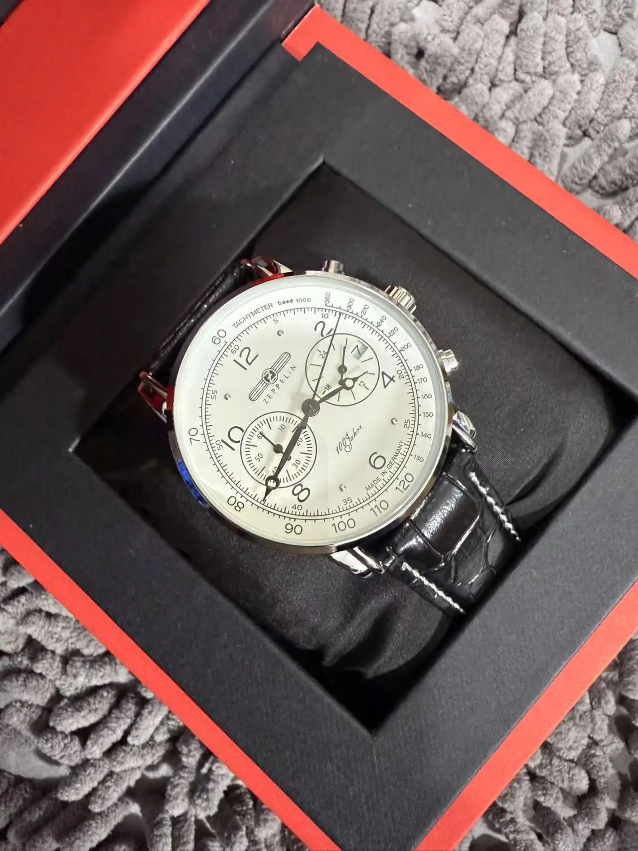 

2026 Zeppelin Airship Automatic Mens Watch Retro Business Commemorative Gift Fashion Leisure Timepiece Case New Watch