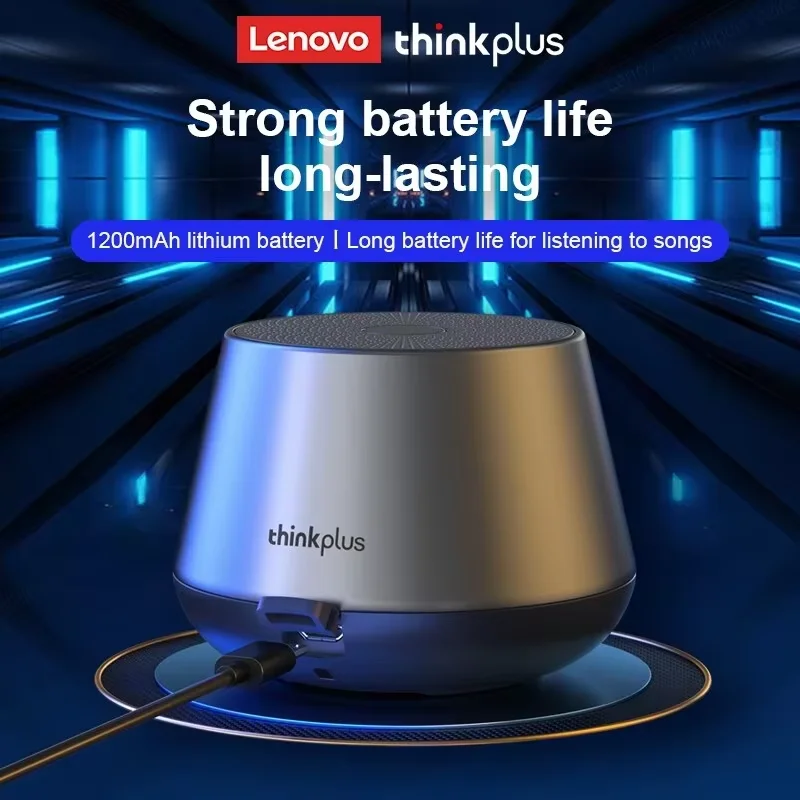Altavoz Bluetooth V5.0 Lenovo K3 Pro, gran sonido con sonido de graves profundos, caja de sonido para exteriores, altavoz portátil para acampar