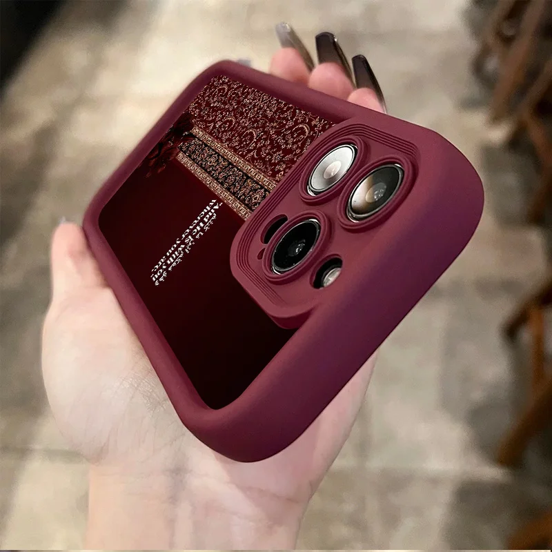 Retro Persian carpet pattern phone case suitable for iPhone 18 17 16 15 14 13 12 11 Pro/Max/Plus anti drop and shockproof - view 3