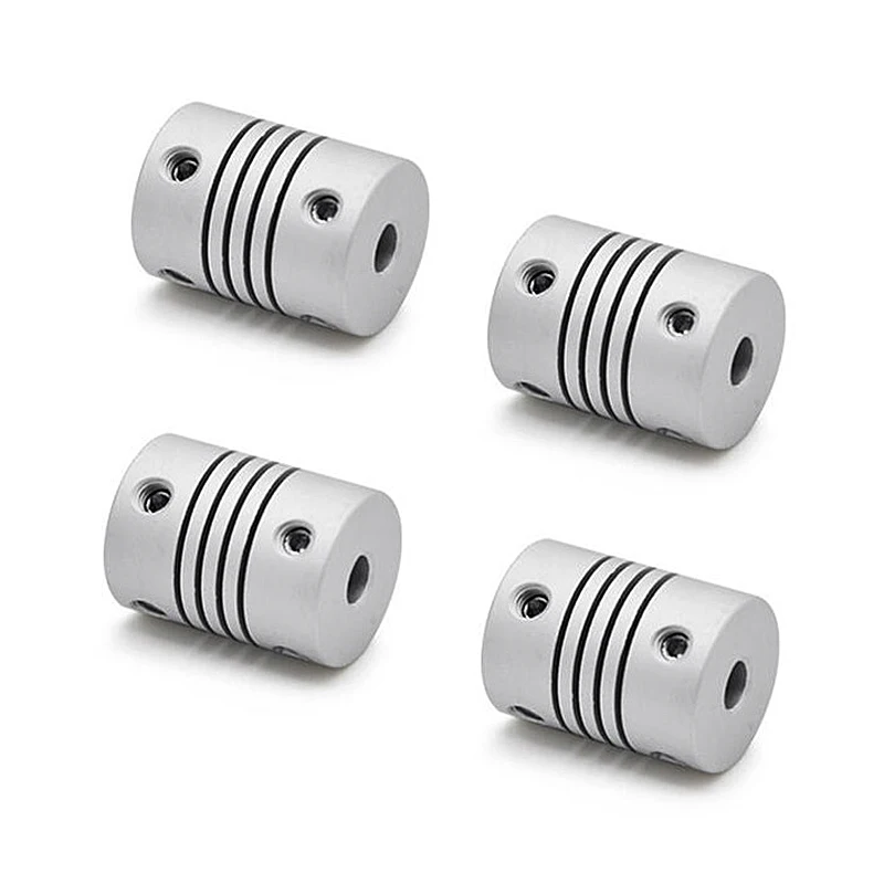 1PCS CNC Motor Jaw Shaft Coupler 3-10mm Flexible Coupling OD 19x25mm 3/4/5/6/6.35/7/8/10mm Laser Engraving Marking Machine Parts