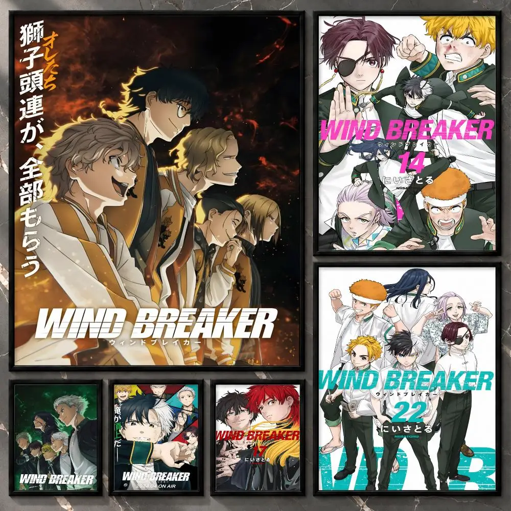 Celart Adventure Mangaart Characterart Illustration Wind Breaker Poster Aesthetic Unframed Wall Prints for Bedroom & Living Room