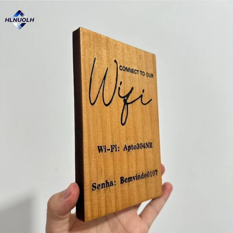 

Review Us on Google Custom Google Review Signs Personalized Wifi Beauty Salon Business Decor Wooden Google Review QR Code Sign