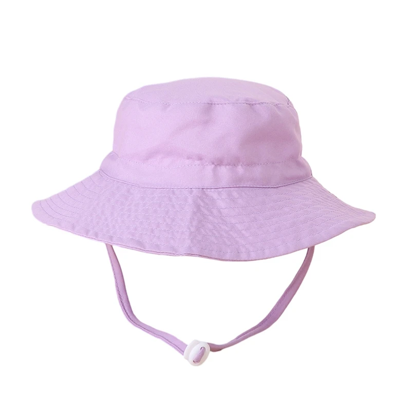 Children UV Protection Sun Cap Kids Breathable Bucket Hats Summer Boys Girls Travel Adjustable Wide Brim Cap Sun Protection Cap