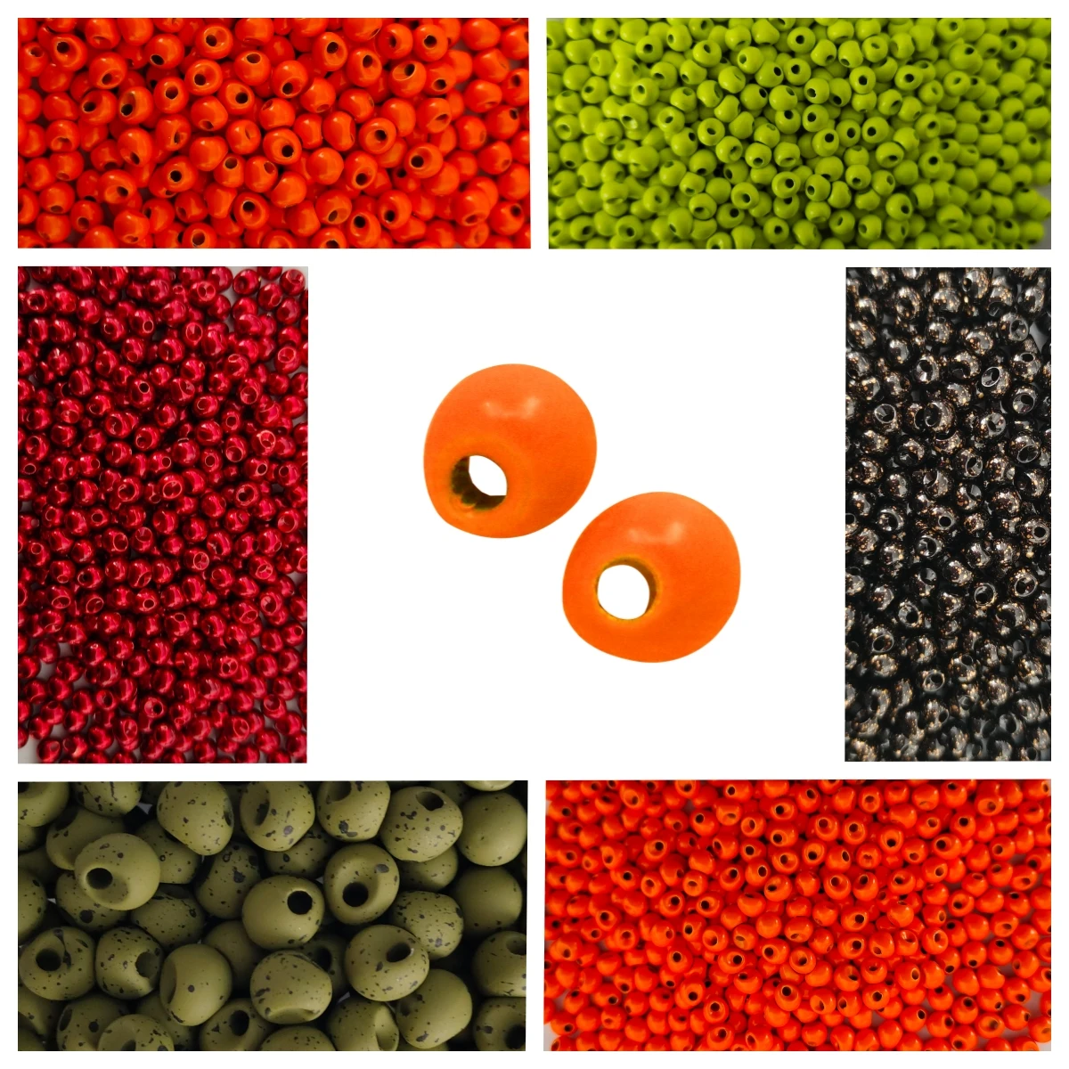 100 штук, 14 цветов, 2,3-3,8 мм, вольфрамовые бусины с офсетным креплением для вязания мушек