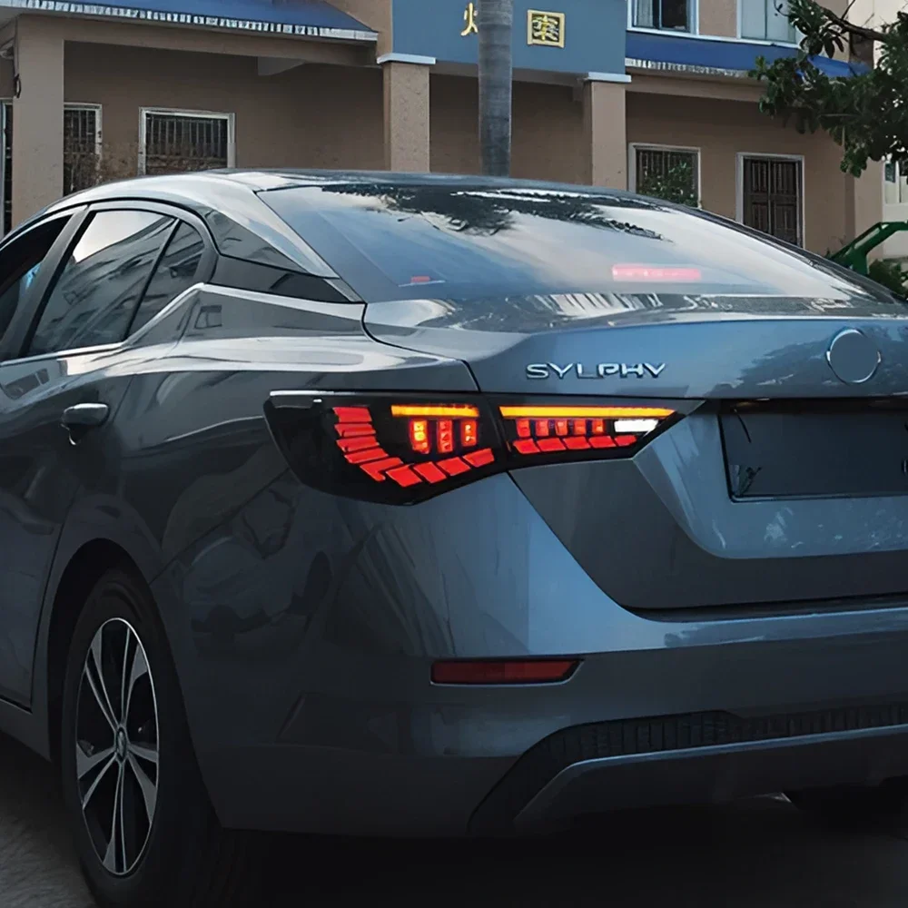 

Для Nissan Sylphy Sentra 14th 2020-2022 автоматические задние фонари в сборе, обновленный автомобильный светодиод, высокое качество, аксессуары Plug and Play, инструменты