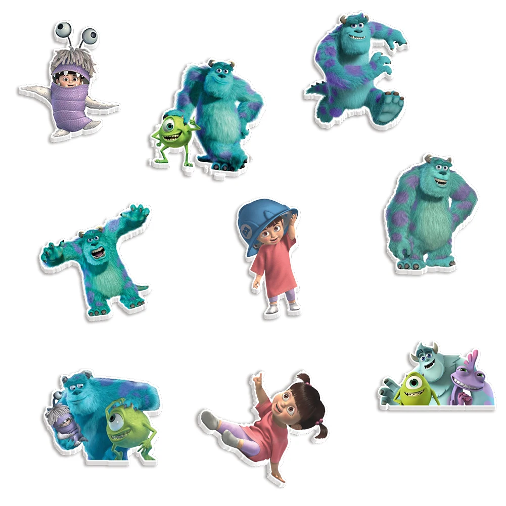 

10 Pieces/lot Disney Monsters University Flat Resin DIY Earrings Home Decoration Accessories
