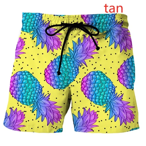 Pantaloncini stampati in 3D Totem tribale africano pantaloncini sportivi Streetwear moda uomo