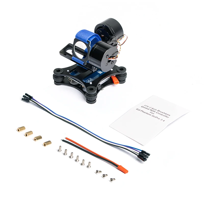 Fotografia 7: Preço especial 2 eixos sem escova cardan quadro motor bgc2.0 controlador para gopro 2 3 4 sj4000 câmera fpv rtf diy drone