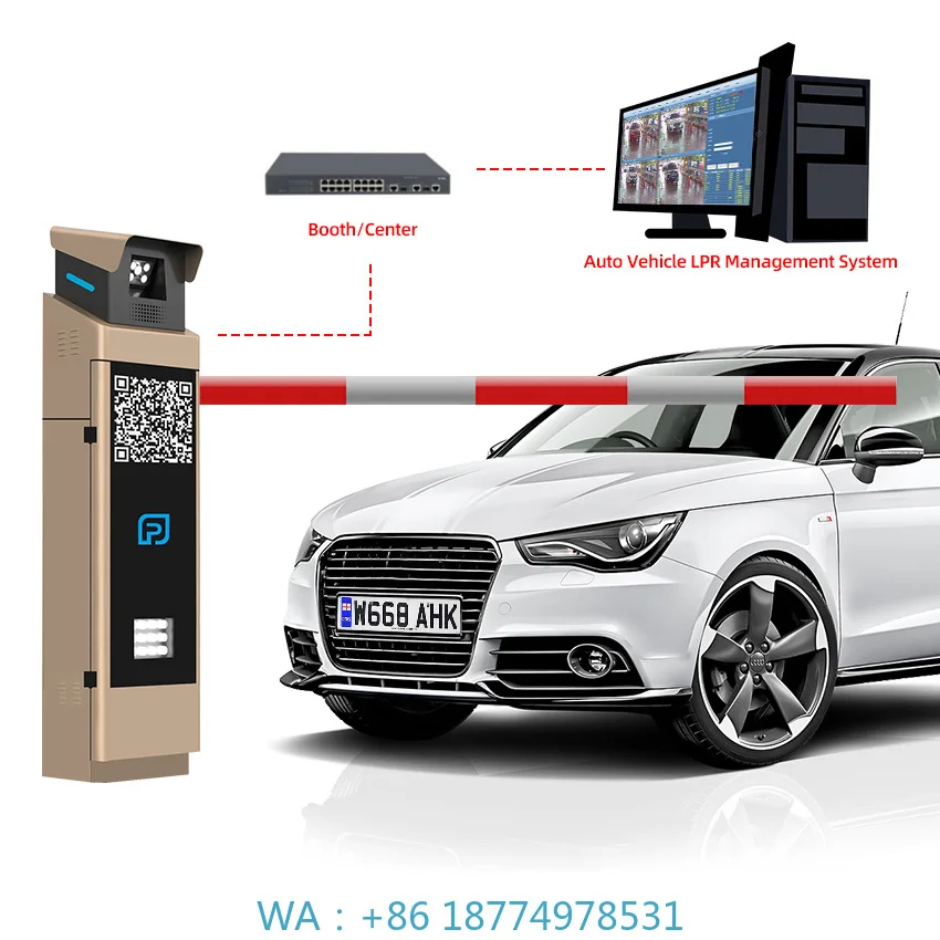 Auto-payment Machine With Anpr Parking System Unattended Parking Lot Smart Car Parking System Self-service