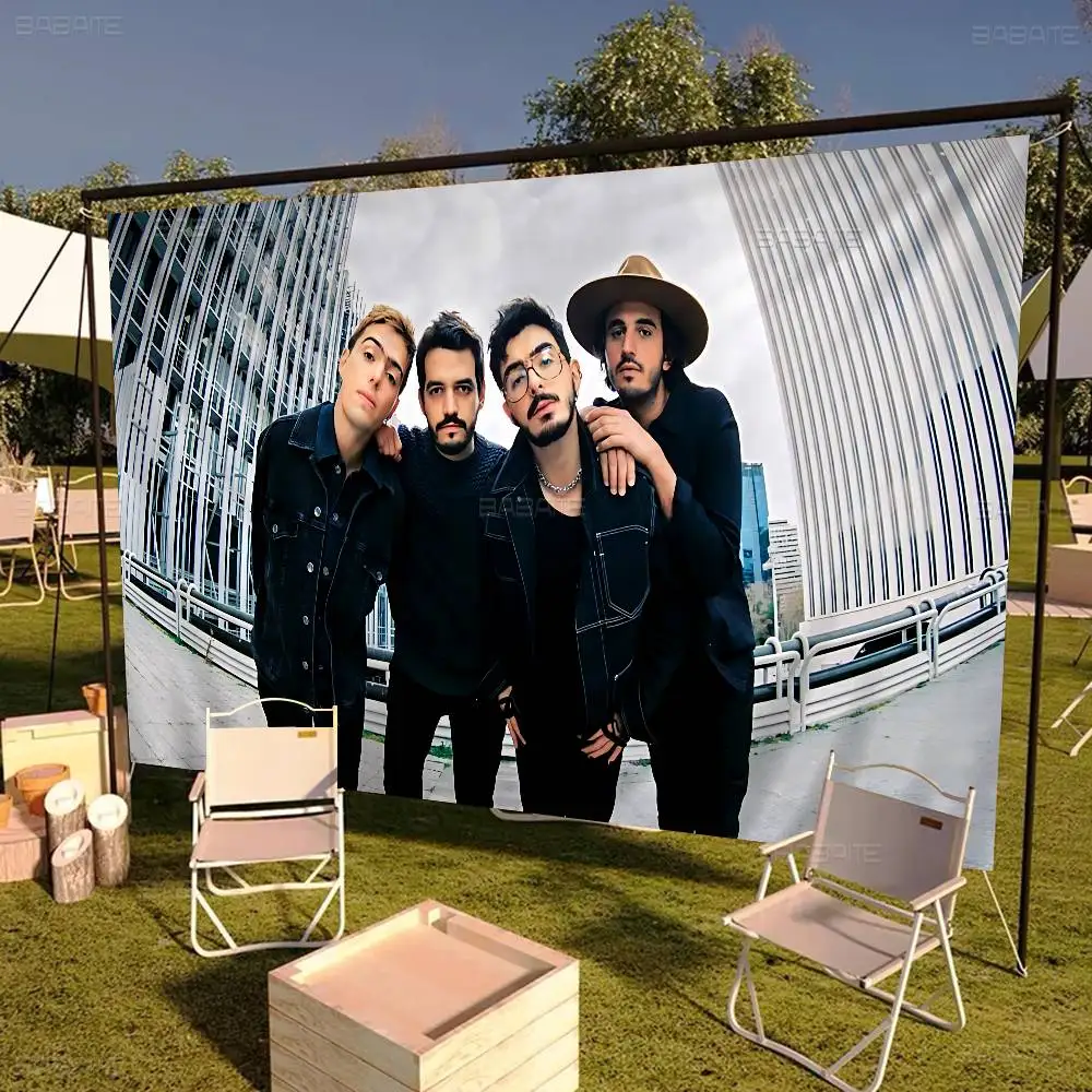 M-Morat Band Large Size Flags Printing Patterns Interesting Birthday Party Decorations Banner