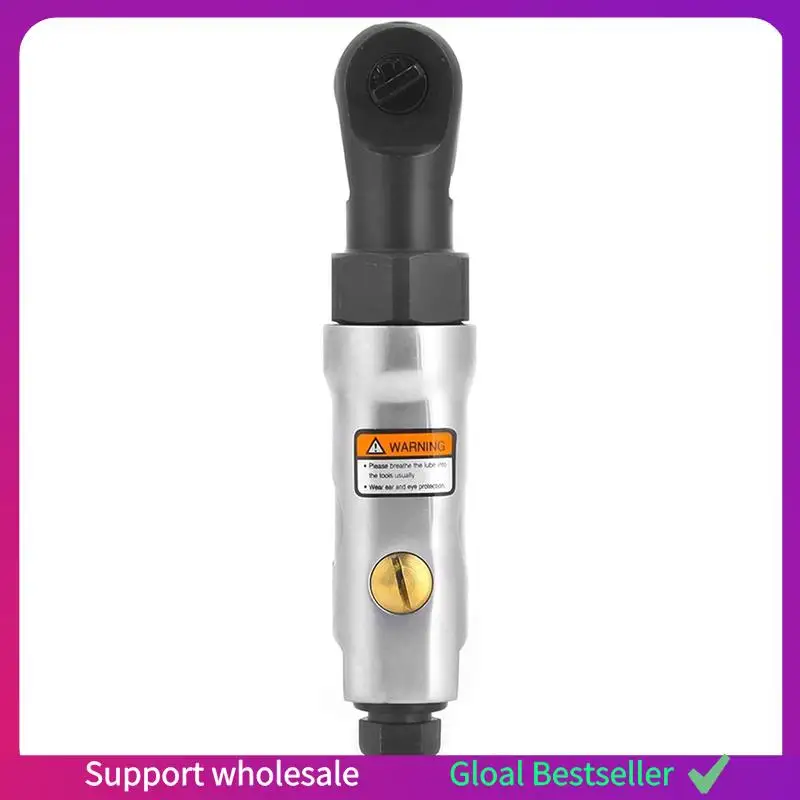 

A38M Air Ratchet Wrench, Mini Air Ratchet Wrench Forward Reverse Rotation, Plastic Steel Casing, Low Vibration
