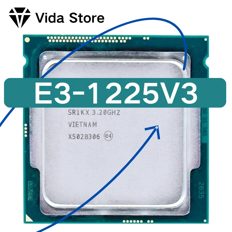 E3-1225V3 E3-1225 V3 E3 1225V3 E3 1225 V3 3.20GHz 8M 84W LGA1150 Quad-core