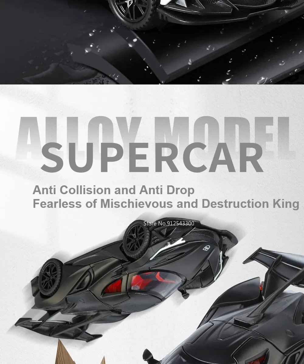 Maßstab 1:32 Apollo EVO IE Automodell Spielzeug Metalldruckguss Zurückziehen Super Cars Türen Geöffnete Fahrzeugmodelle Beste Geschenke für Kinder – Detail 16