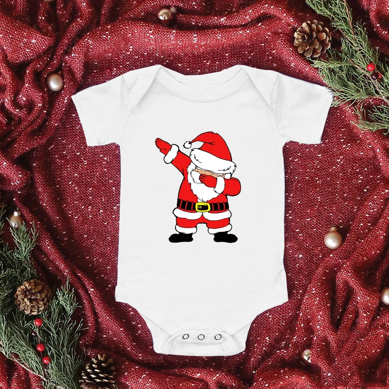 Mi 1ra Navidad Baby Rompers Merry Christmas Santa Cute New Year Clothes Boy Girl My First Christmas Jumpsuit Xmas Romper Outfit