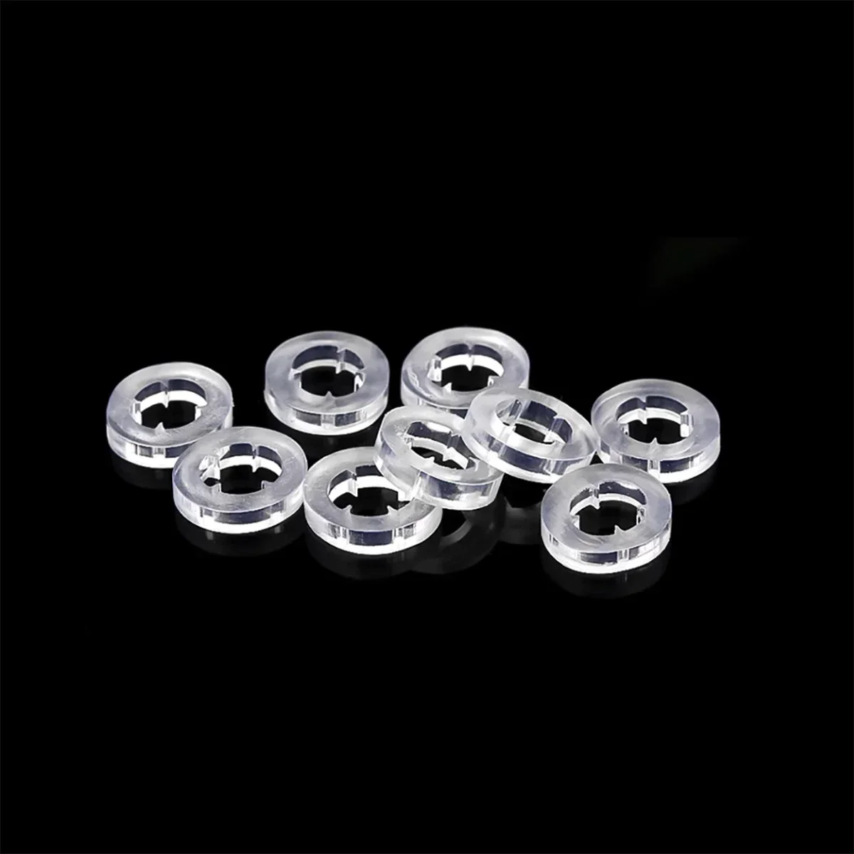 Plastic Transparent Waterproof Anti Slip Dovetail Self Tapping Screw Flat Washer M4.2M4.8M5.5 Screw Universal Washer