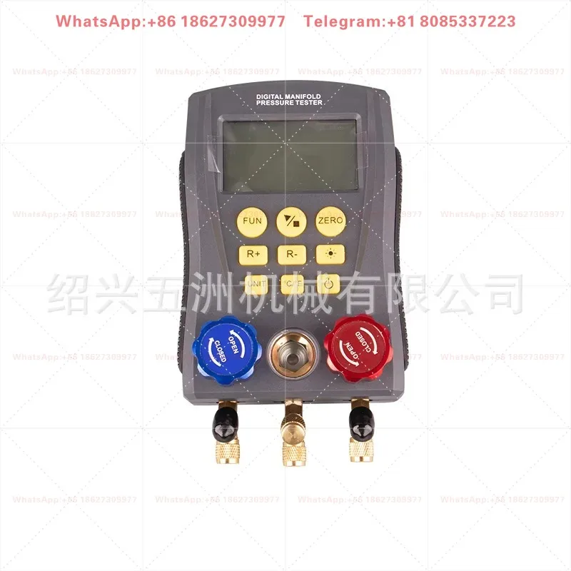 Electronic refrigerant gauge group, multifunctional detection instrument for air conditioning liquid addition