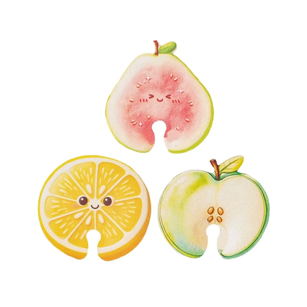 3Pcs Absorbent Kitchen Dishwashing Sponge Quick Dry Foam Quickly Fruit Shaped Cleaning Sponge Dual-Sided Compressed Cellulose