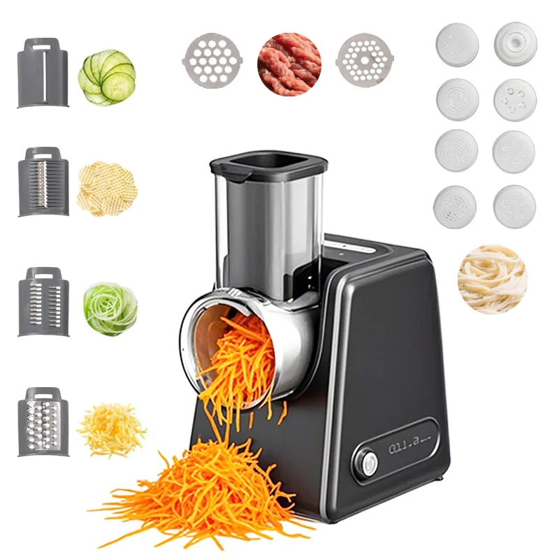 14 In 1OESINS Kitchen Electric Machine Salad Maker Cutter S Cheese Grater Fruit Carrot Shredder Slicer Vegetable Cutters