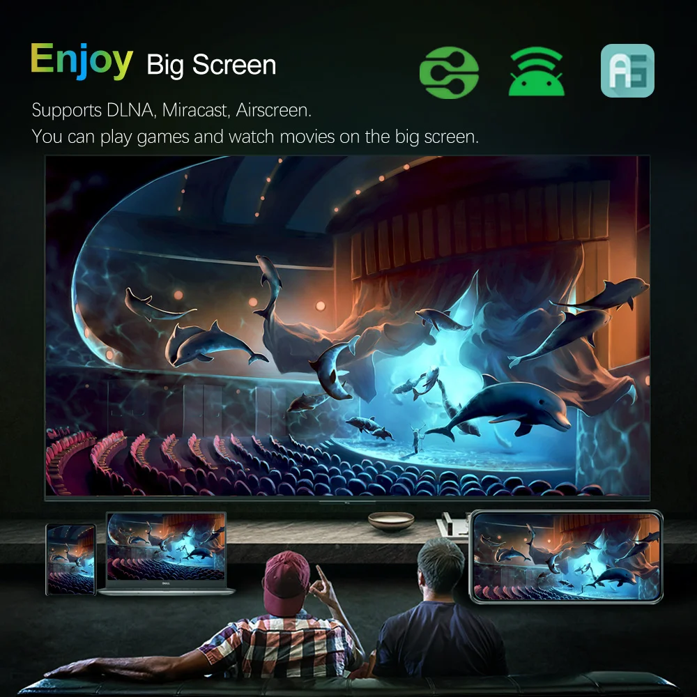 VONTAR X2 Amlogic S905W2 مشغل الوسائط أندرويد 11.0 صندوق التلفزيون الذكي أندرويد 11 4G 64G Set Top BOX 4K 60fps AV1 2.4 & 5G Wifi BT 2G16G #5