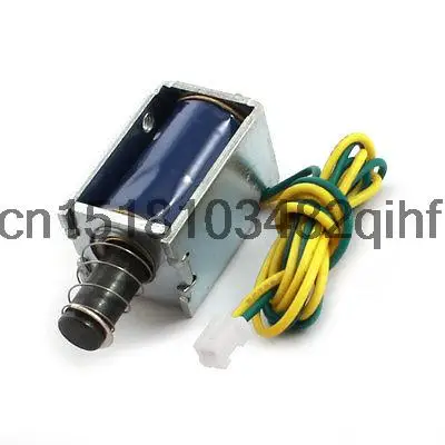 DC 18V 1A 50g Force 4mm Stroke Push Pull Type Solenoid Electromagnet