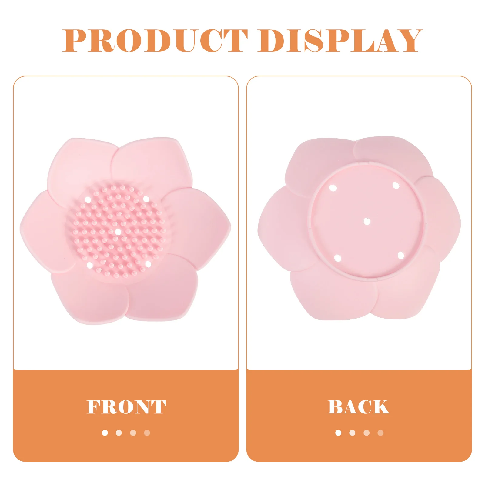 

2Pcs Easy-Clean Silicone Soap Plates Waterproof Rustproof Desktop Organizer Soap Holder Bathroom Accessories Bathroom Supplies