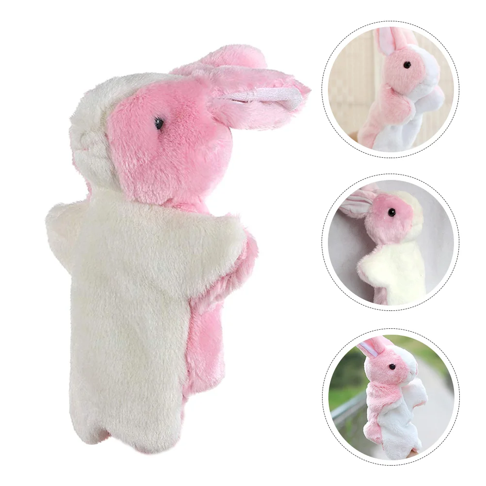 Plush Child Year of The Rabbit Pp Cotton Bunny Stuffed Puppet