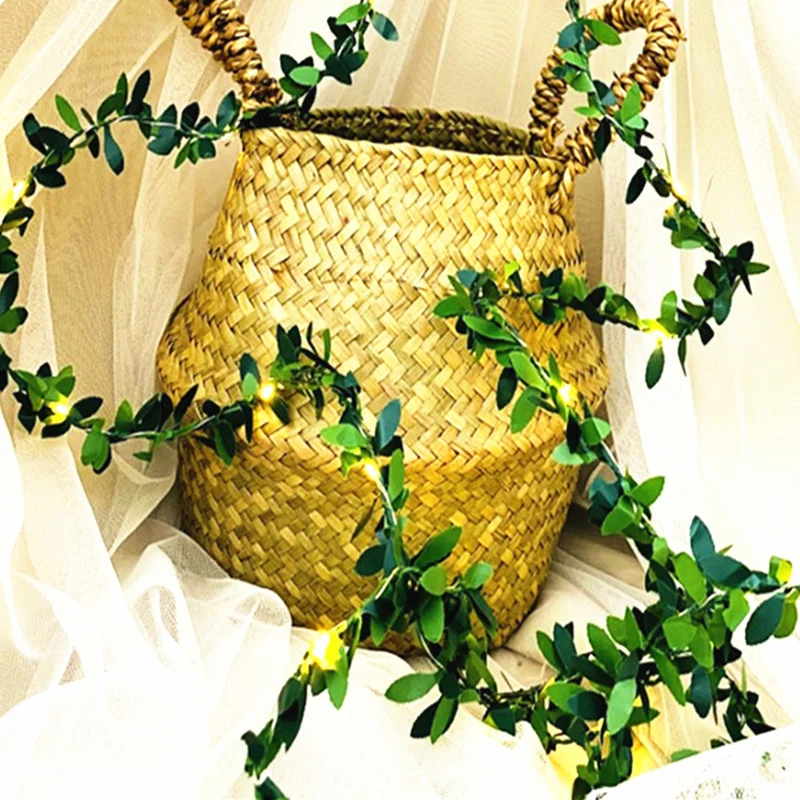 

Leaf Battery-operated Garland Fairy Lamp for Outdoor Ivy Vine LED String Lights for Christmas Wedding Party Decor