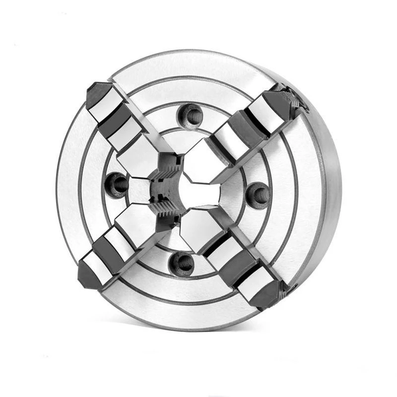 4-Jaw Steel Manual Chuck K72 Series Short Taper Independent for Lathes
