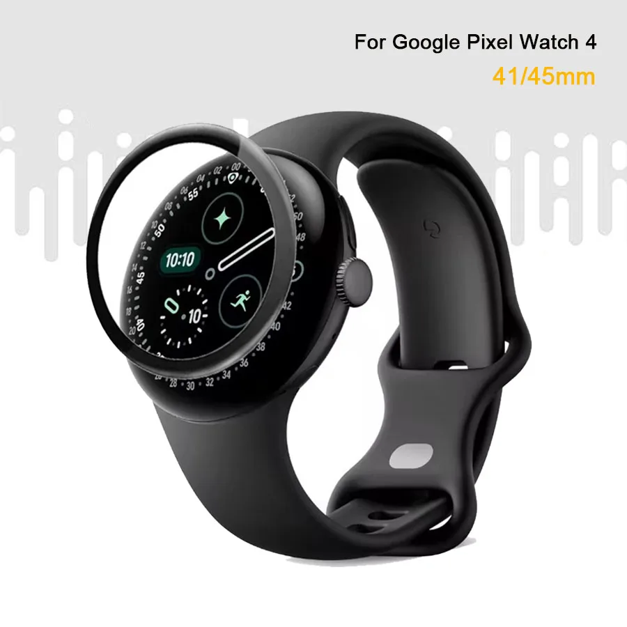 �y�Z�[�����z�\�t�g�G�b�W�X�N���[���v���e�N�^�[ Google Pixel Watch 4 41mm 45mm 3D�Ȗʃt���J�o�[���h�~�t�B���� Google Pixel Watch4�p
