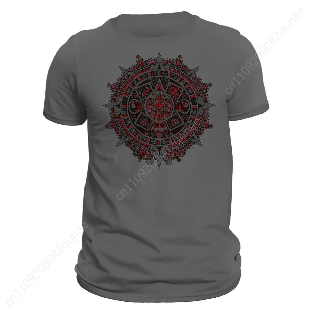 Aztec Mexica Calendar 2.0 Mesoamerican Culture Tenochtitlan T-Shirt Casual Crewneck