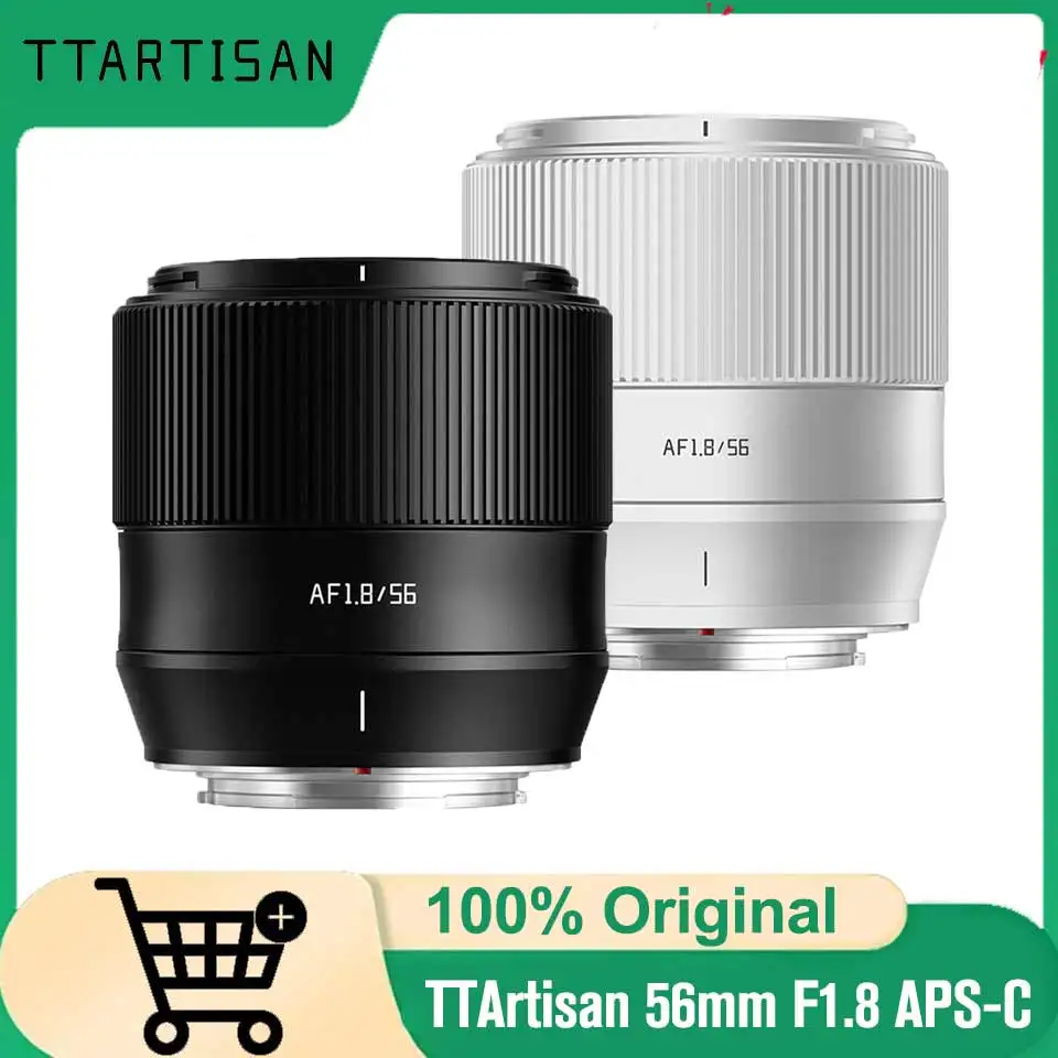 TTArtisan Autofokus 56 mm F1.8 Kameraobjektiv X E Z-Mount für Fujifilm XS10 XS20 X-H2s XT5 XT30 Sony a6000 zve10 a6700 Nikon zfc