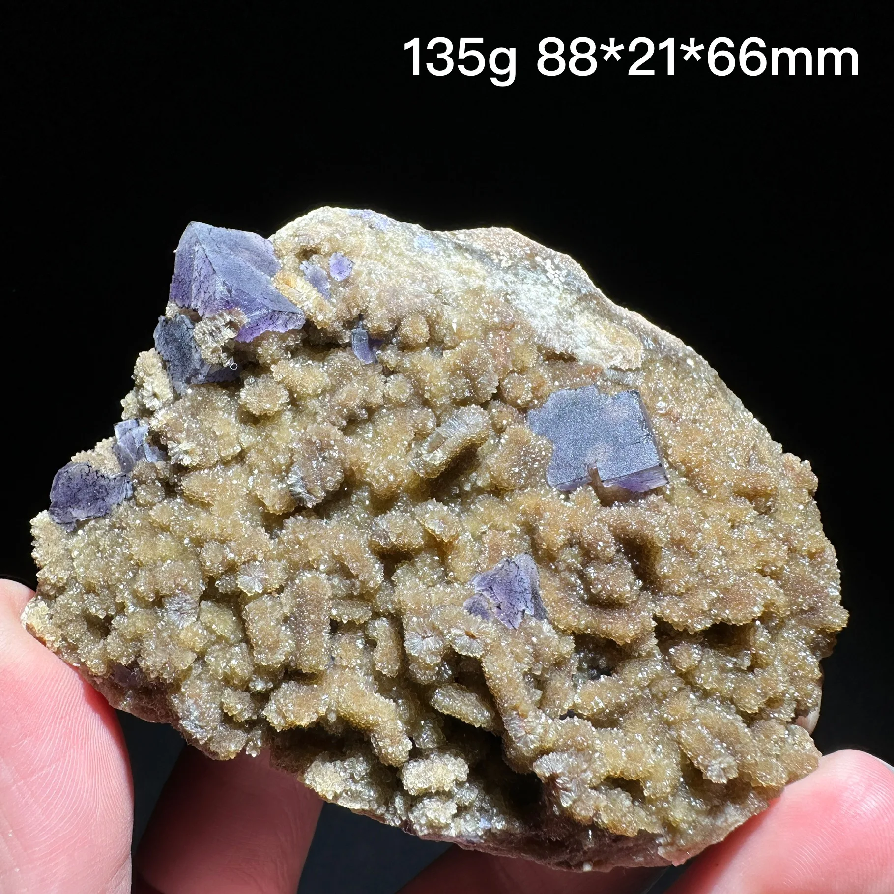 Natural China Purple Edge Fluorite Mineral Original Teaching Specimen Reiki Healing Stone Home