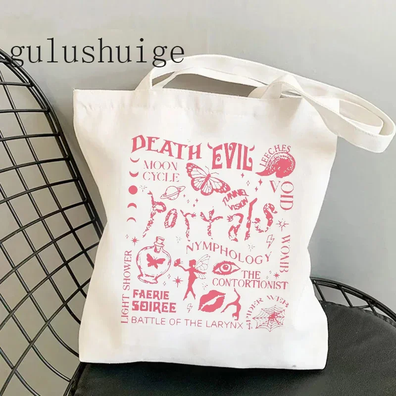 Mode Nieuw In Melanie Martinez Boodschappentas Eco Manga Tote Harajuku Shopper Tas Vrouwen Canvas Schoudertas