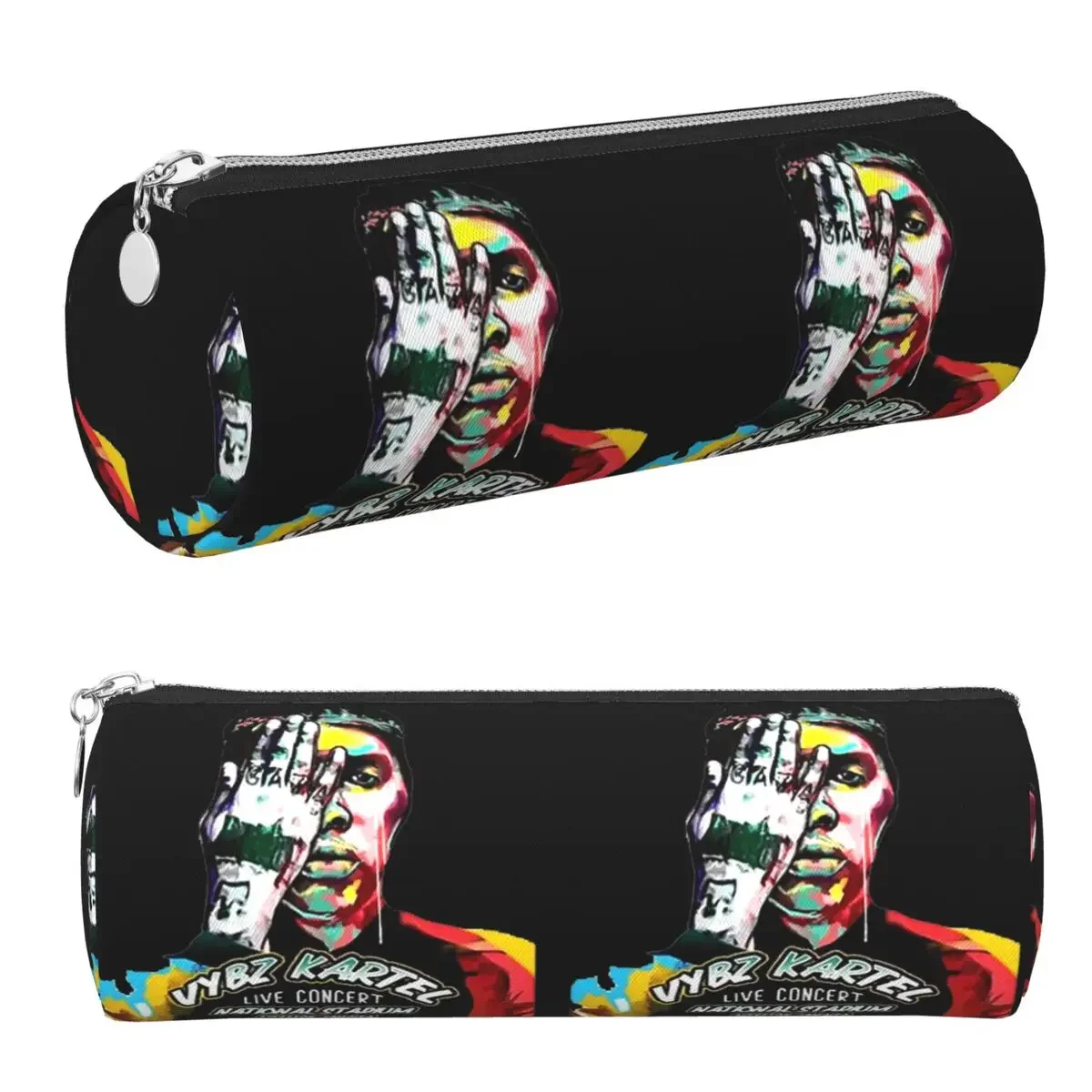 A Di Teecha Aka Vybz Kartel Aka World Boss Pencil Cases Pen Holder Cylinder Pen Box Pencil Bag for Studen Stationery Supplies