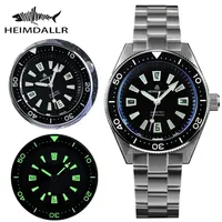 Heimdallr H14 Dive Watch NH35A Automatic Movement Sapphire Glass C3 Luminous 20Bar Waterproof Ceramic Bezel Vintage Watches