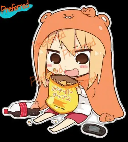 

Himouto Umaru-chan Vinyl Decal Sticker Graphic Car Truck Manga Anime Laptop Helmet Wall Vinyl Car Sticker Die-Cut