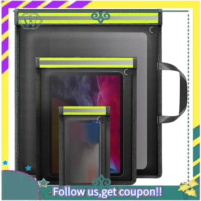 NEW Faradays Bag For Phones, 3 Pack Faraday Bags EMP Proof For Laptops, Tablets And Car Keys, Faraday Key Fob Protector Easy Ins