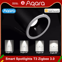 Aqara Smart Spotlights T3 Zigbee 3.0 Spotlight Dimming Round Light 6W Beam Angle 15°24°36°80° Adaptive Lighting Dimming Homekit