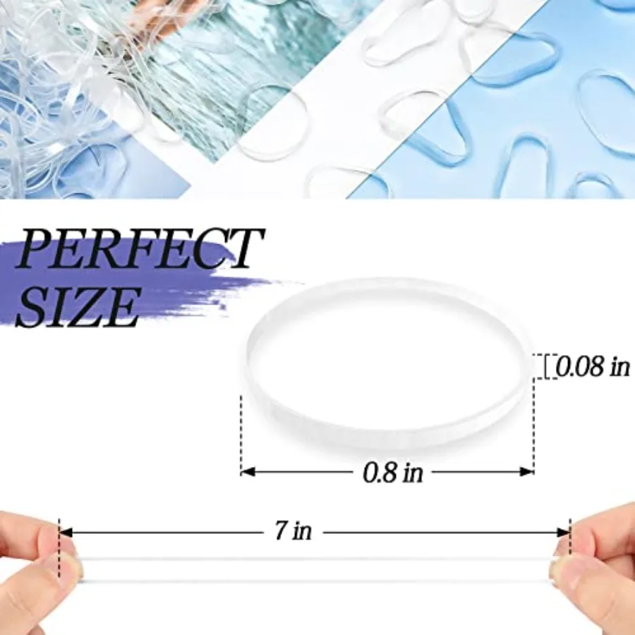 1000PCS Hair Rubber Bands