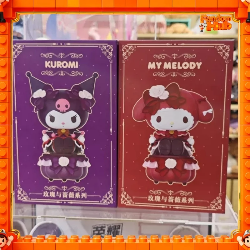 

Большая коллекционная фигурка Sanrio My Melody, серия Rose and Rose, декоративная статуэтка, модель для дома и рабочего стола, игрушка, подарок для фанатов