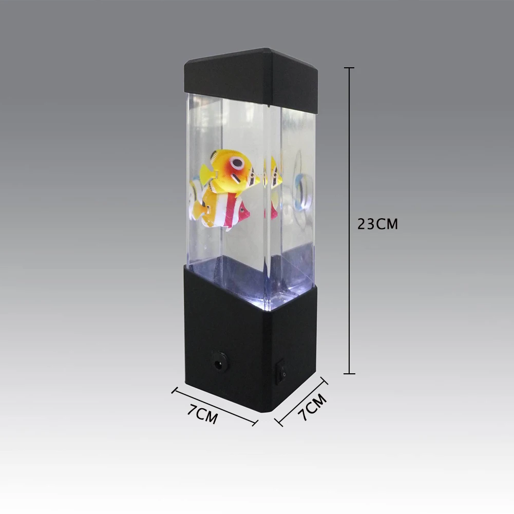 New Unique LED Jellyfish Lamp Creative Atmosphere Decoration Night Light USB Smart Home Atmosphere Light