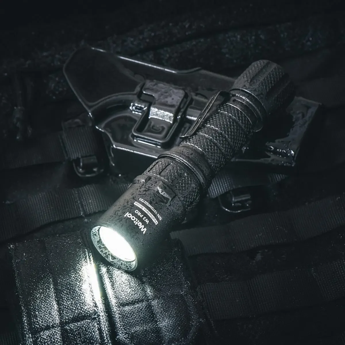 Weltool W3Pro TAC 930 Lumens LEP Tactical Flashlight  Rechargeable Flashlights Torch Light
