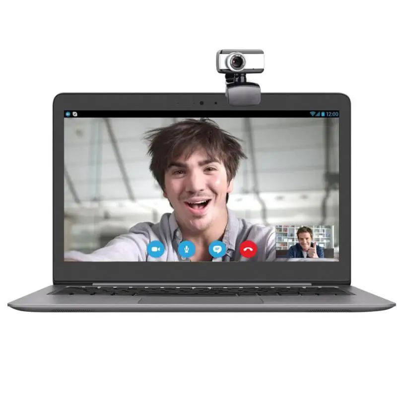كاميرا ويب عالية الدقة مع ميكروفون ، usb ، للكمبيوتر المحمول ، سطح المكتب ، الكمبيوتر ، كاميرا ويب + ميكروفون