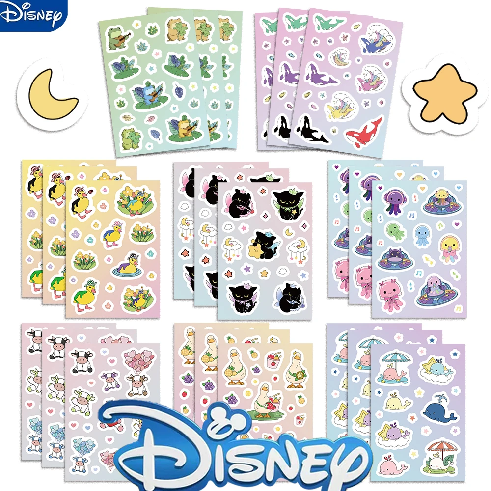 

8/16/32pcs Disney Fantasy Zoo Stickers Kids Educational Toys Make-a-Face Funny Assemble DIY Cartoon Children Puzzle Sticker﻿