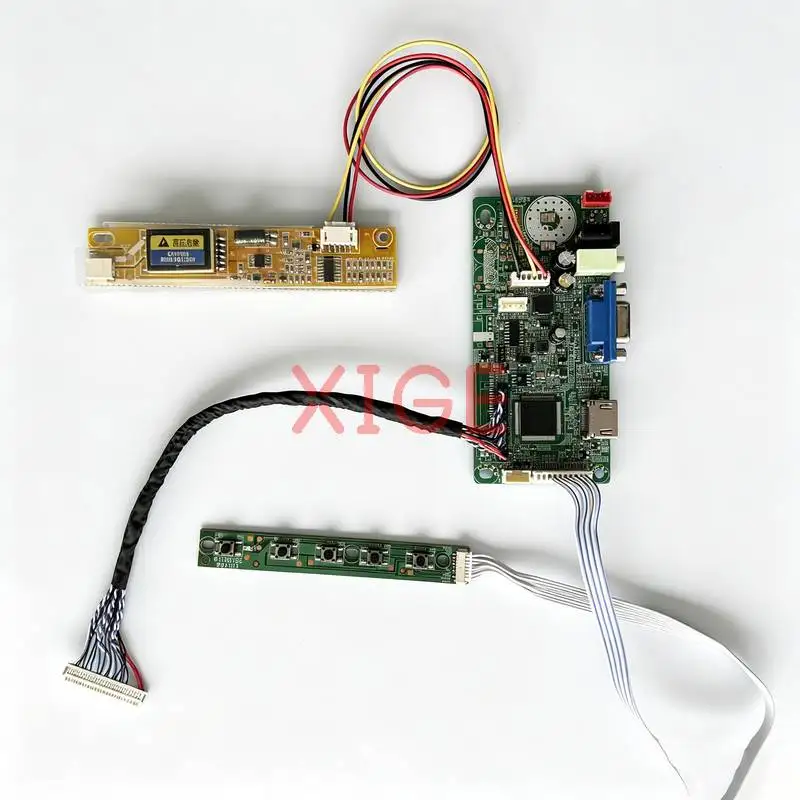 

LCD Display Drive Controller Board Fit HT14X19 HT14X1B LTD141EA TD141TGCD 1024*768 1024x768 VGA+HDMI 30 Pin LVDS 1-CCFL Kit DIY