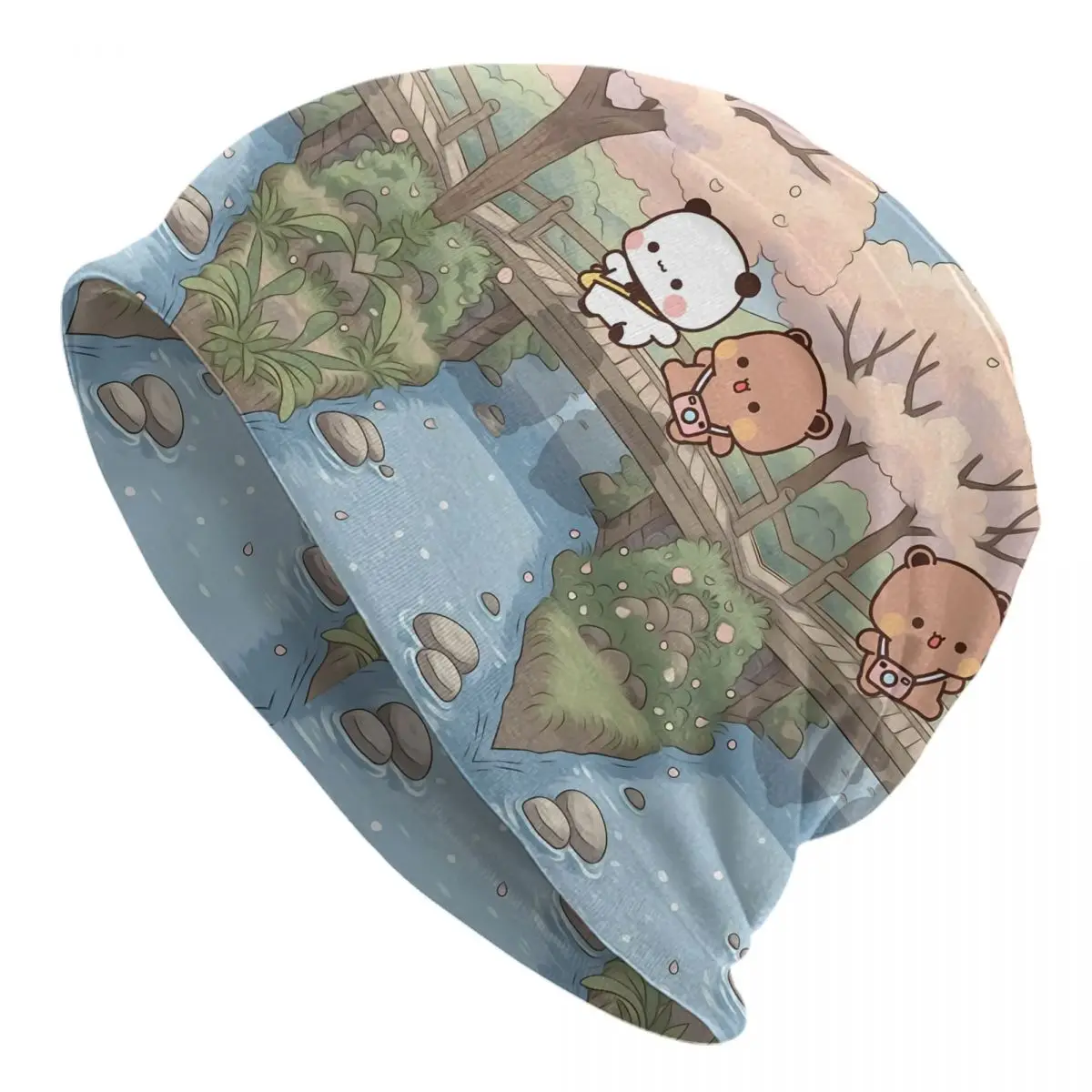 Custom Cheerful Bubu Dudu Hot Comics Bonnet Hat Knitting Hats Cool Unisex Warm Winter Skullies Beanies Caps