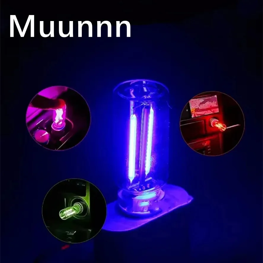 

1/3PCS USB Night Light Colorful 5V Touch Dimming USB Bulb LED Filament Glass Retro Edison Bulb Car Decoration Eye Protection